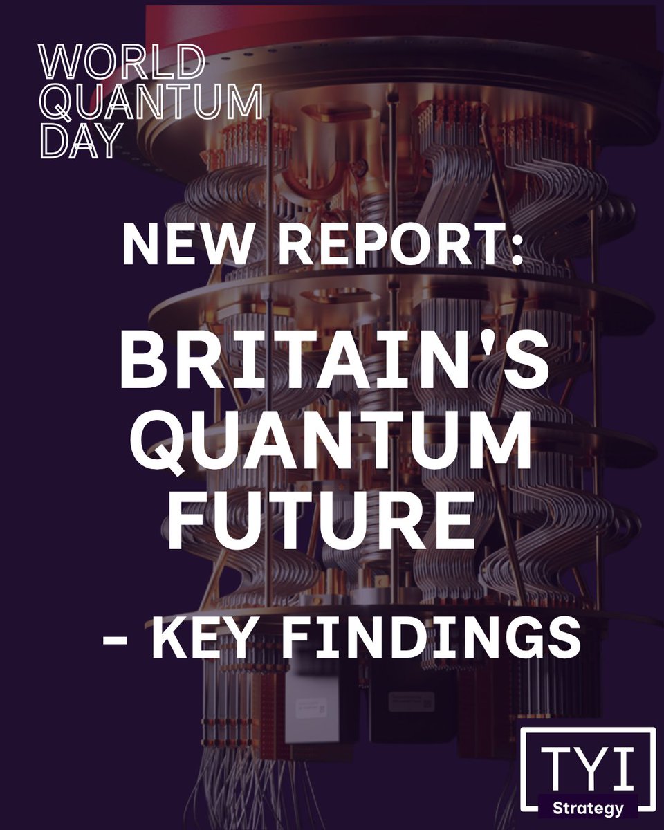 TYIStrategy's tweet photo. Happy World Quantum Day!
Breaking away from doom and gloom, here's why Britain should be excited about quantum technology!
#UKQuantum #WorldQuantumDay #QuantumTechnology https://t.co/bKjW2PRJPE