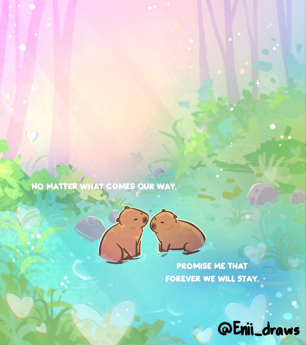 Enii_draws's tweet photo. No matter what comes our way💕 https://t.co/XQuxy5x6aL
