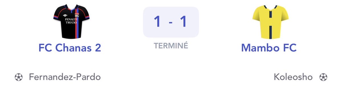 FC Chanas Réserve tweet media