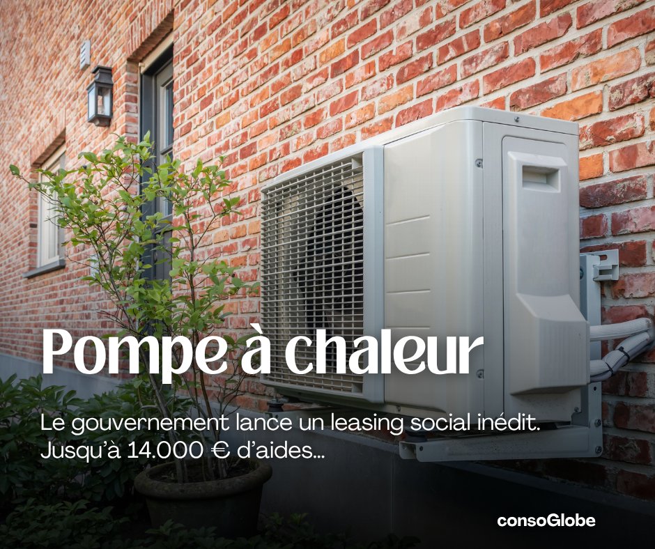 consoglobe's tweet image. Pompe à chaleur quasi gratuite ? 🔥 Le leasing social promet des factures plus basses… mais attention aux conditions !
➡️  consoglobe.com/leasing-pompe-…

#energie #renovation #economies