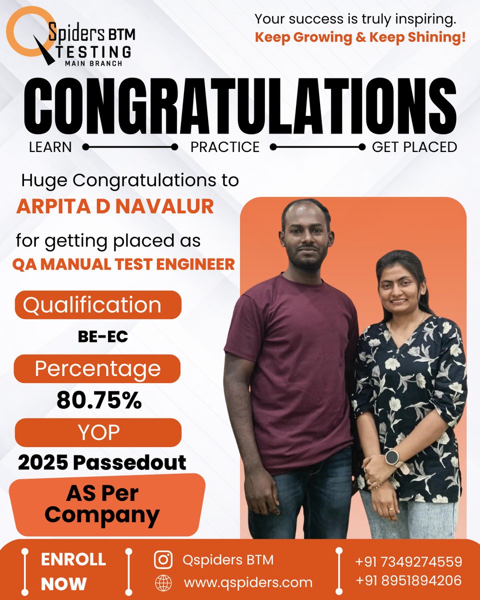 QSpiders, JSpiders & PySpiders BTM Layout tweet media