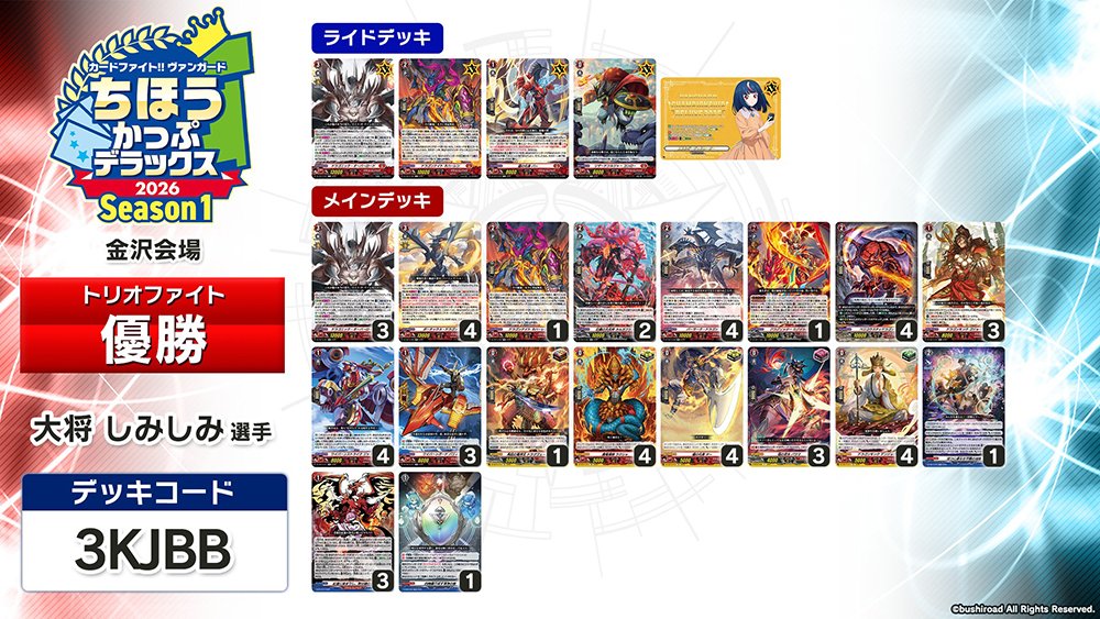 ヴァンガード 優勝