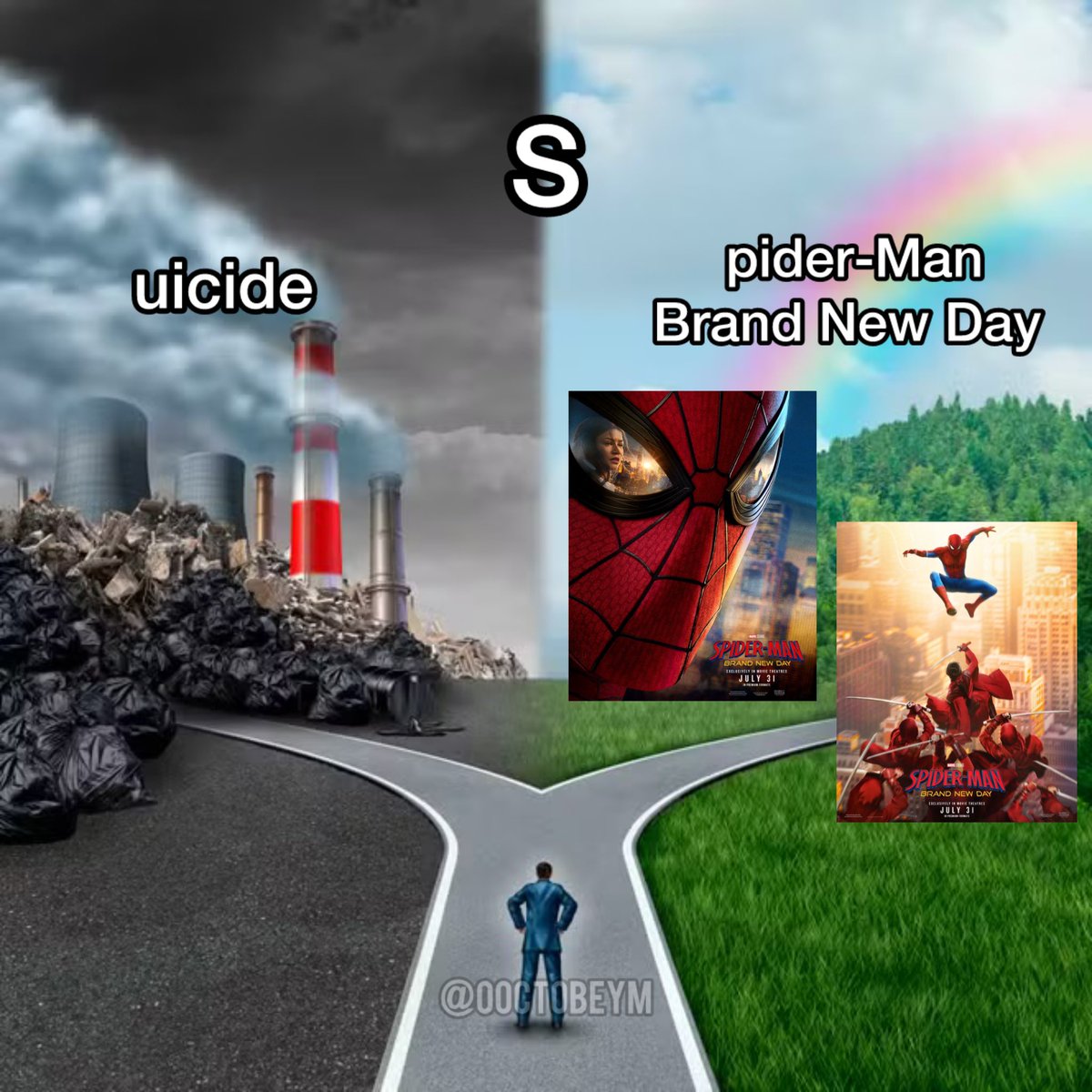 No Context Tobey Maguire tweet media