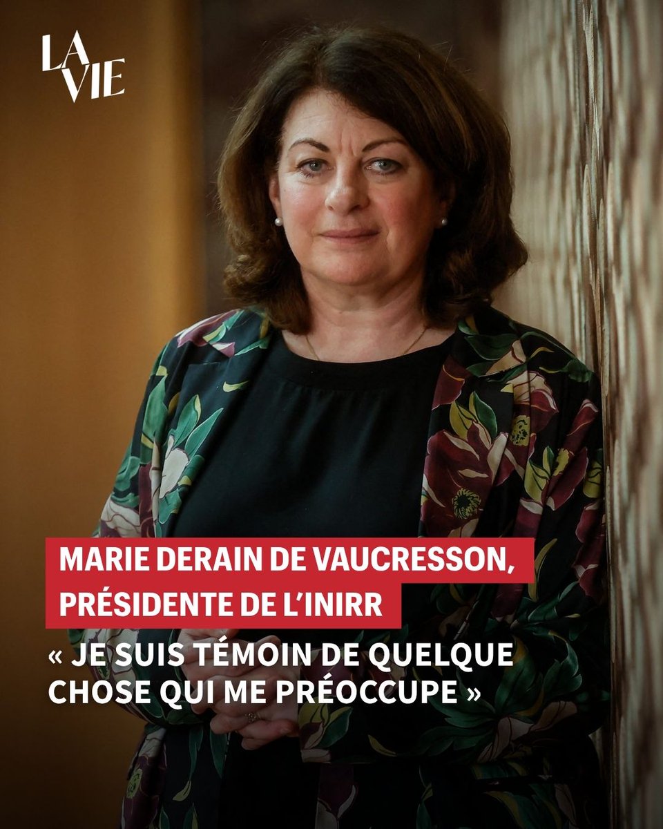 laviemediafr's tweet photo. [Exclusif] Marie Derain de Vaucresson estime que le nouveau dispositif des évêques risque de rompre avec les principes qui ont guidé l’accompagnement de plus de 1700 victimes depuis quatre ans et demi. 📲 https://t.co/MkxsHCALSV https://t.co/uk374gWZLS