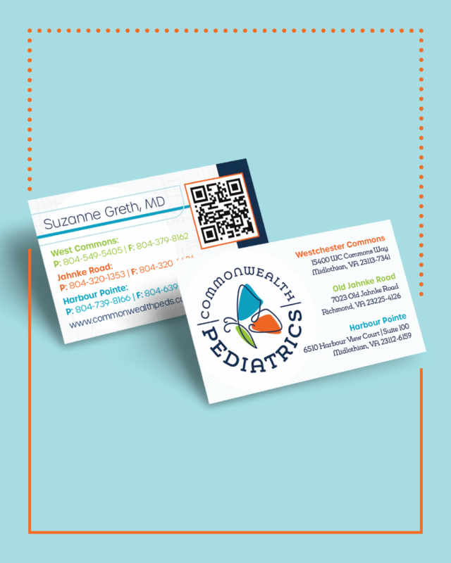 VaCreativeGroup's tweet photo. A fresh, customized brand identity for caring providers who bring big smiles to little faces. 🦋 Bright colors, playful design, unique style — all implemented to welcome parents and children alike to a safe, fun space where their healthcare is made a top priority. 💚 https://t.co/69EETvL0vk