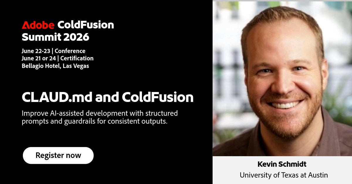 Adobe ColdFusion tweet media