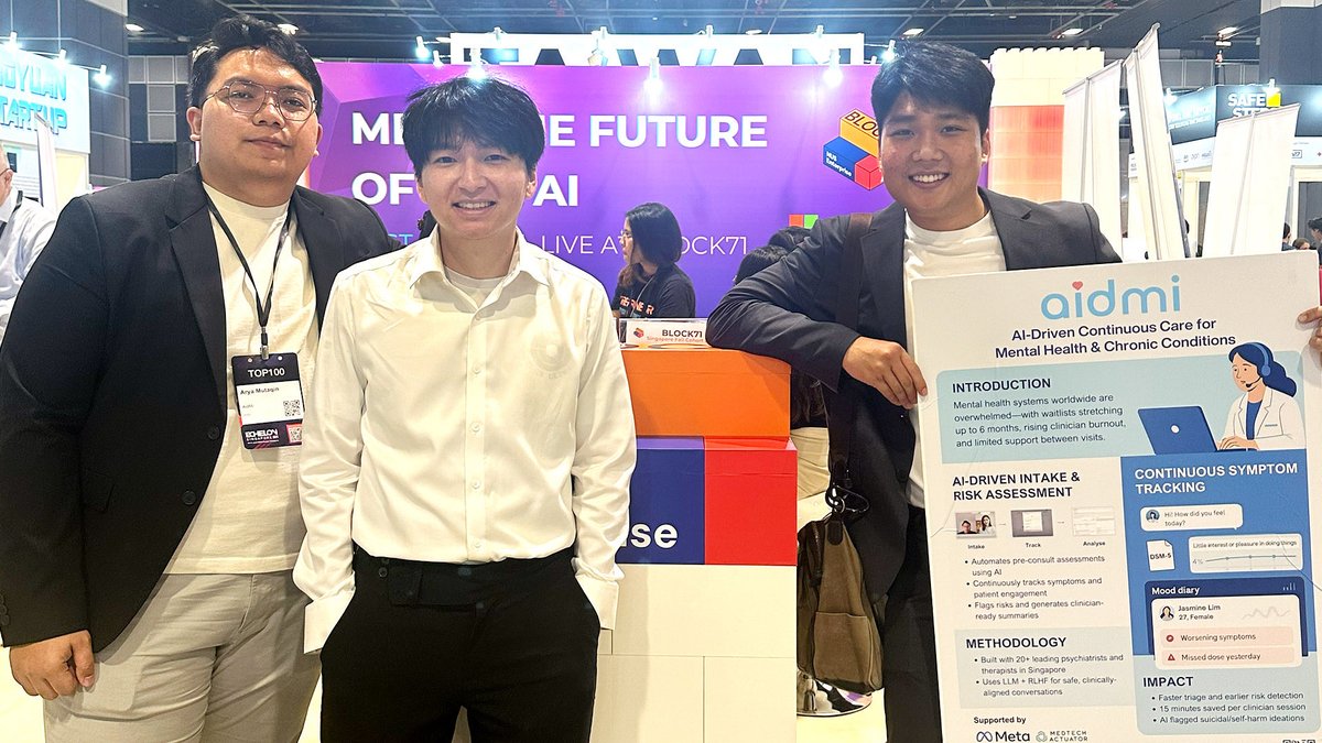 NTUsg's tweet image. From dorm room to boardroom: What does it take to build a Silicon Valley #startup as a student? #NTUsg @NanyangBizSch undergrad Alen Tao is building AidMi, an AI-powered medtech platform designed to improve patient care between appointments. What started as an idea has grown into