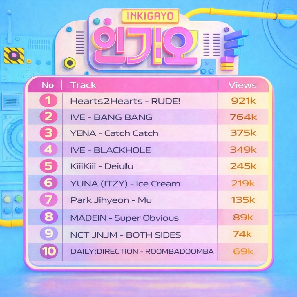 #deerzone Russian K-pop chart tweet media