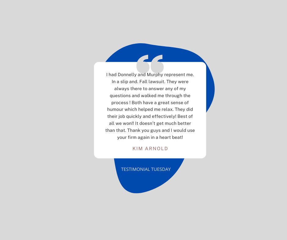 Testimonial Tuesday!
 
#donnellymurphylawyers #donnellymurphy #goderich #goderichontario #kincardine #kincardineontario #grandbend #grandbendontario #portelgin #portelginontario #hanover #hanoverontario #fullservicelawfirm #southwesternontario #problemsolvedrighthere