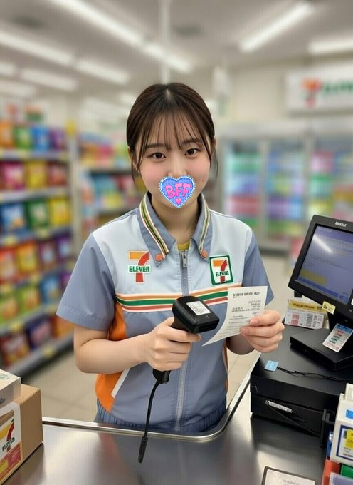 呆呆醬-小七店員 tweet media