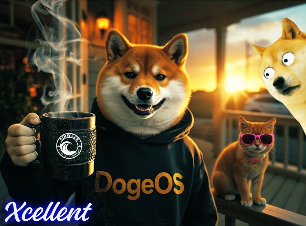 Xcellentdoge69's tweet image. Gm doge fam 🫡DogeOS Army 

I hope everyone has a blessed and 𝕏cellent Tuesday.