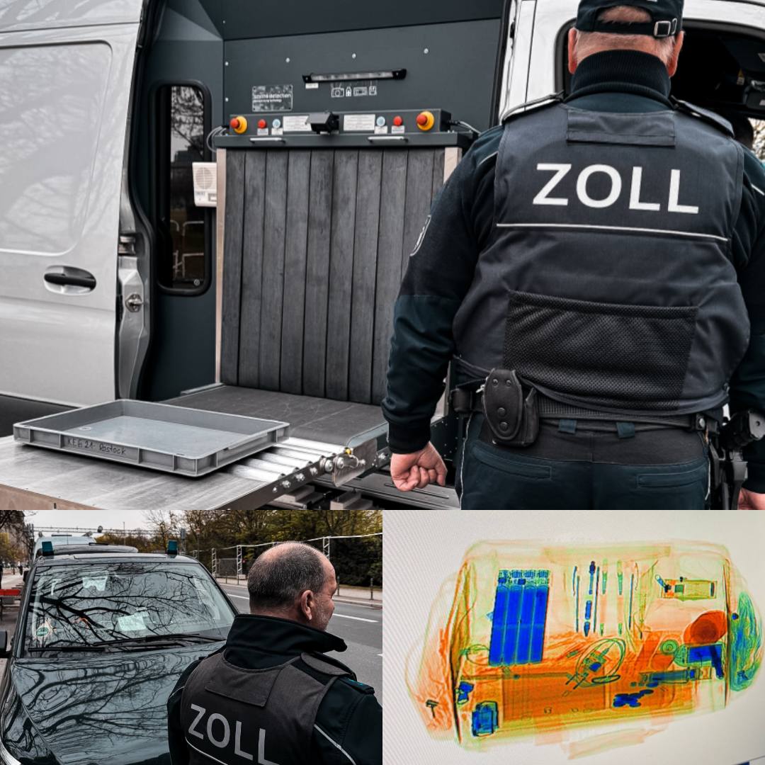 PolizeiBerlin_E's tweet image. Unsere Einsatzkräfte sichern die Zugänge zum Sicherheitsbereich. Dabei werden sie von Einsatzkräften des @zoll_info mit mobilen Röntgenanlagen unterstützt.
#b1404
