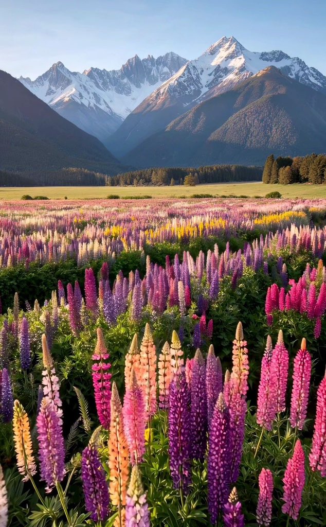 countryyvibes's tweet image. Iceland lupine fields