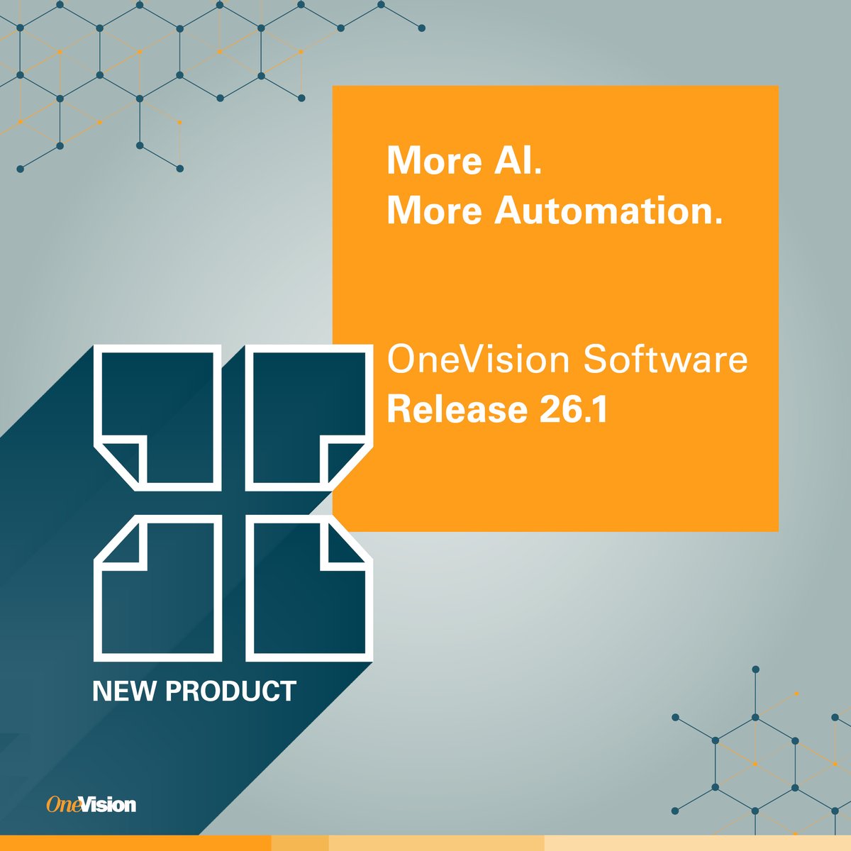 OV_Software's tweet photo. The OneVision Software Update 26.1 is here! 🚀
 
The first release of 2026 brings powerful innovations with a strong focus on AI-driven automation and enhanced connectivity.

Discover how 26.1 takes automation and efficiency to the next level. https://t.co/wPiCwKdXqy