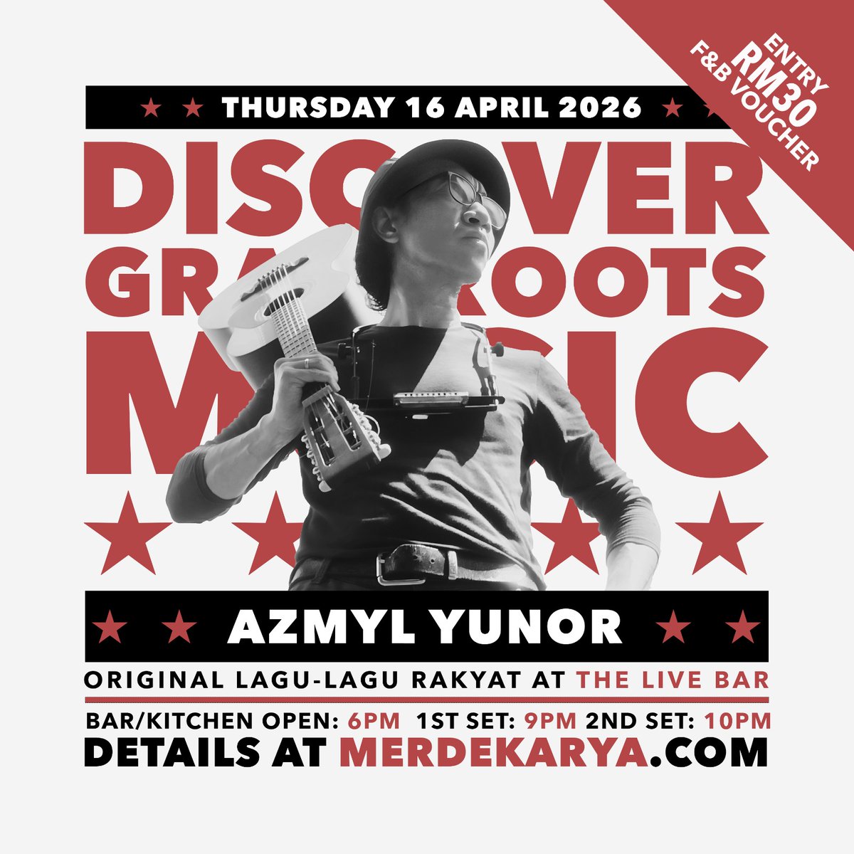 azmyl's tweet image. #PJ THUR 16 APRIL @merdekarya 9pm 🎶

Songs From the Tropics Taiwan Tour homecoming show✨

Entry RM30 F &amp;amp; B voucher 😋

@JuiceMy @musicaddicts_my @MalayaRoll @junklistMY @kelipanstore @inirondivu @postagig @writersdailymy @Jenn_Thompson