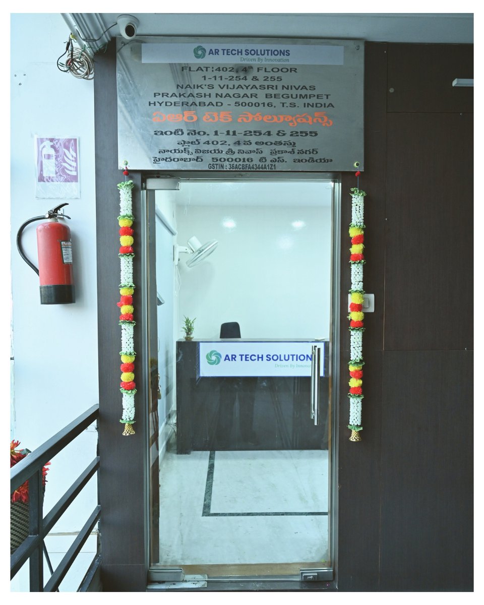 artechsolutions's tweet image. We officially stepped into our new workspace on April 9th 🚀
Bigger space. Bigger vision. 

#ARTechSolutions #DrivenByInnovation #NewOffice #GrowthJourney #NewBeginnings #Newworkspce