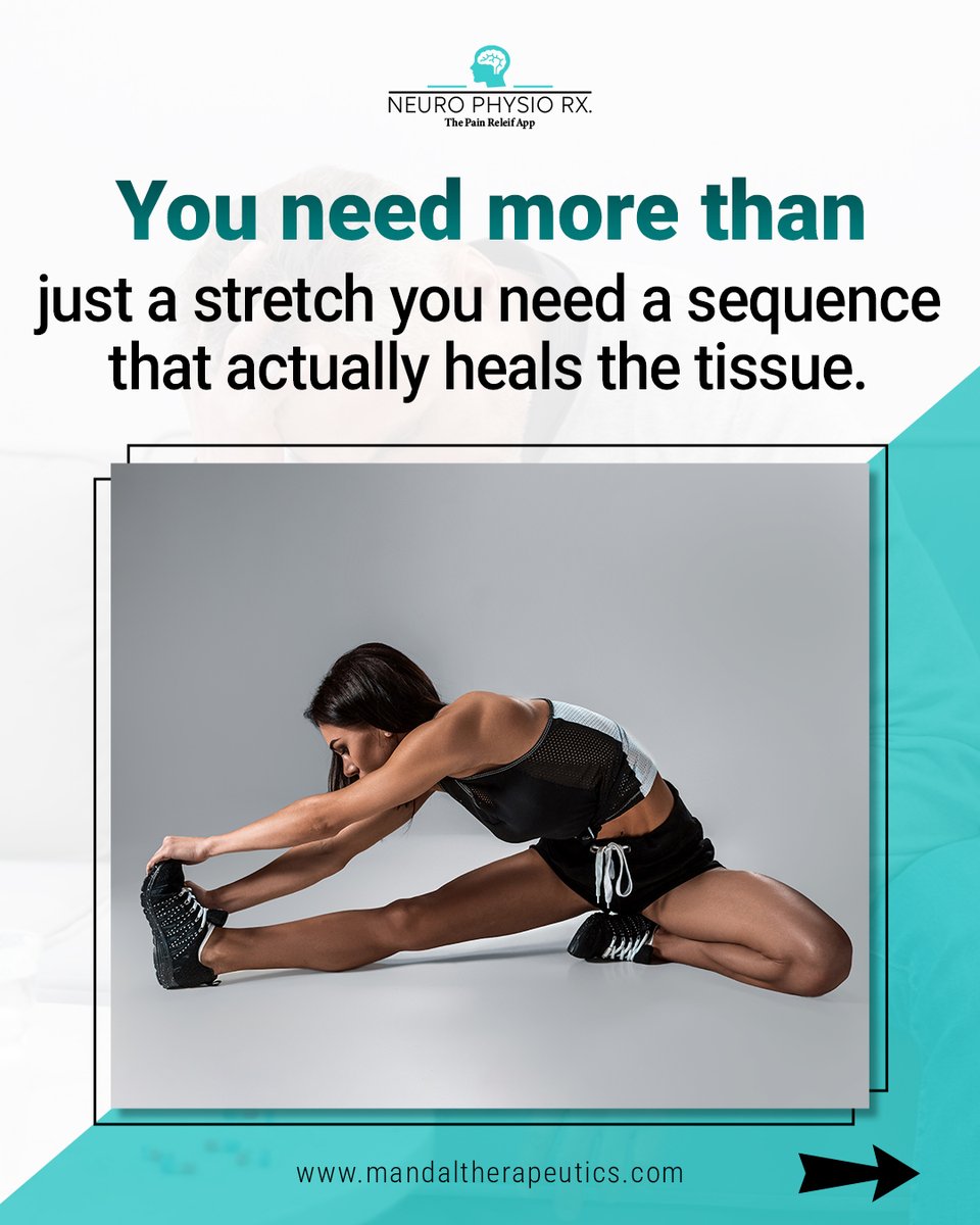NeurophysioRx's tweet photo. Stop playing the guessing game with your #pain. Random stretches rarely work because they don’t target your specific #injury. 

Download Neuro Physio Rx today.  

Google Play: https://t.co/4zSQXE14Ft
AppleStore: https://t.co/vi6QkRPTge

#physioapp #recoveryplan #backpain https://t.co/Y2JwEwFpH5