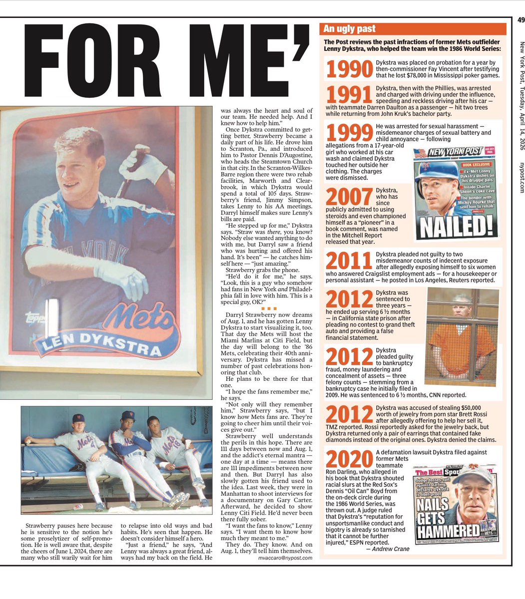 Mike Vaccaro tweet media