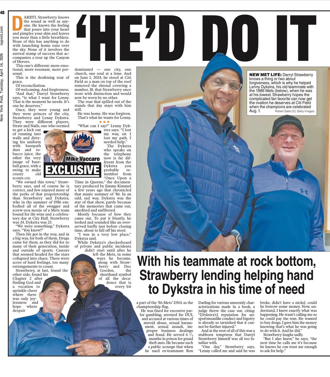 Mike Vaccaro tweet media