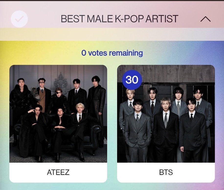 BTS Charts & Awards tweet media