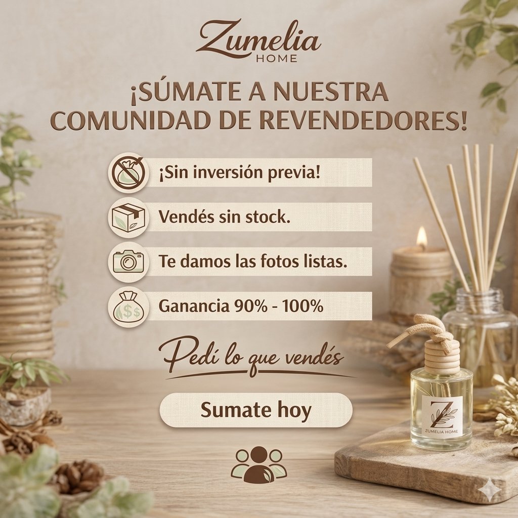 MelAgrelo's tweet photo. ¿Estás buscando emprender sin riesgos y con total libertad? Te invitamos a sumarte a nuestra comunidad de revendedores, un espacio diseñado para que crezcas a tu ritmo, sin presiones y con todo nuestro apoyo.
Zumelia aromas para el hogar https://t.co/nS3jHhhUpV