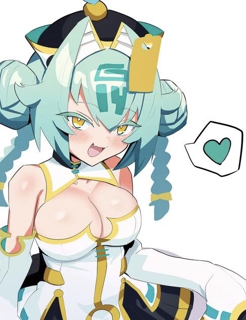 キョンシーイヨ再掲、3dモデル可愛すぎる 