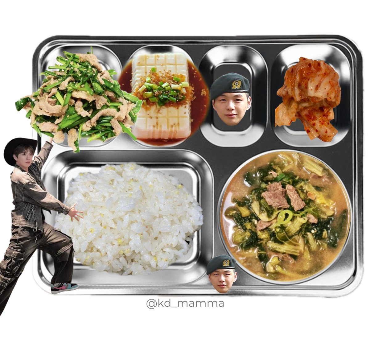 강다니엘 식판 tweet media