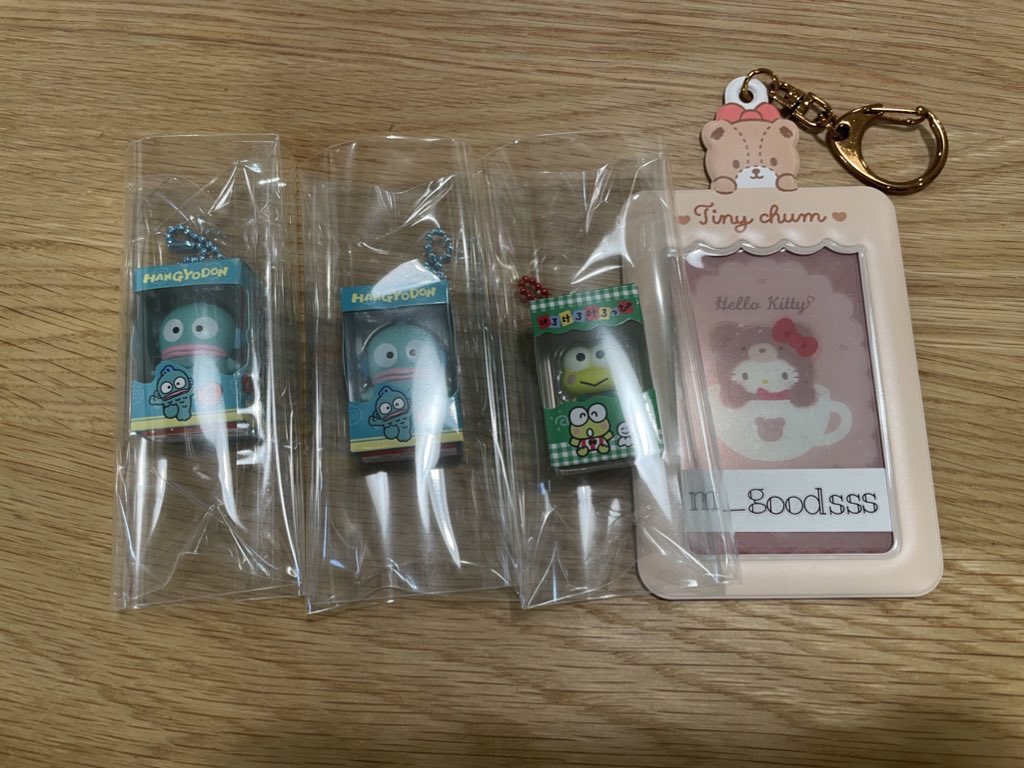 m_goodsss's tweet photo. 【交換】サンリオ　チョコボックス

(譲)ハンギョドン2 / けろけろけろっぴ

(求)マイメロ / ポムポムプリン

郵送でのお取引希望。
お気軽にお声掛けください！ https://t.co/lQJulHak1F