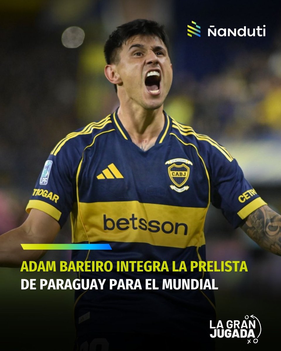 nanduti's tweet image. 🚨 ATENCIÓN | 🇵🇾🏆 Adam Bareiro integra la prelista de #Paraguay para la próxima copa del mundo.

👉 El CT de Gustavo Alfaro está muy contento con su presente y ya le comunicaron que tiene chances de jugar el mundial.

📌 Vía: @luchocofano 

#Ñanduti #LaGranJugada