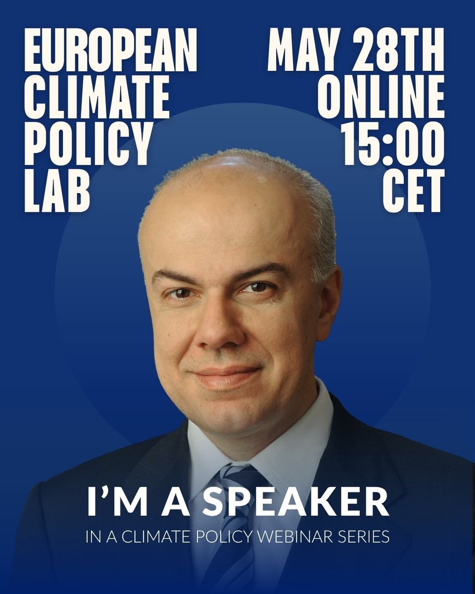 Edoardo_Croci's tweet image. Parteciperò come speaker al European Climate Policy Lab.

Parleremo di politiche climatiche nelle città e governance urbana.

📅 28 maggio
🕒 15:00 CET
#ClimatePolicy #Cities #Sustainability #UrbanGovernance
