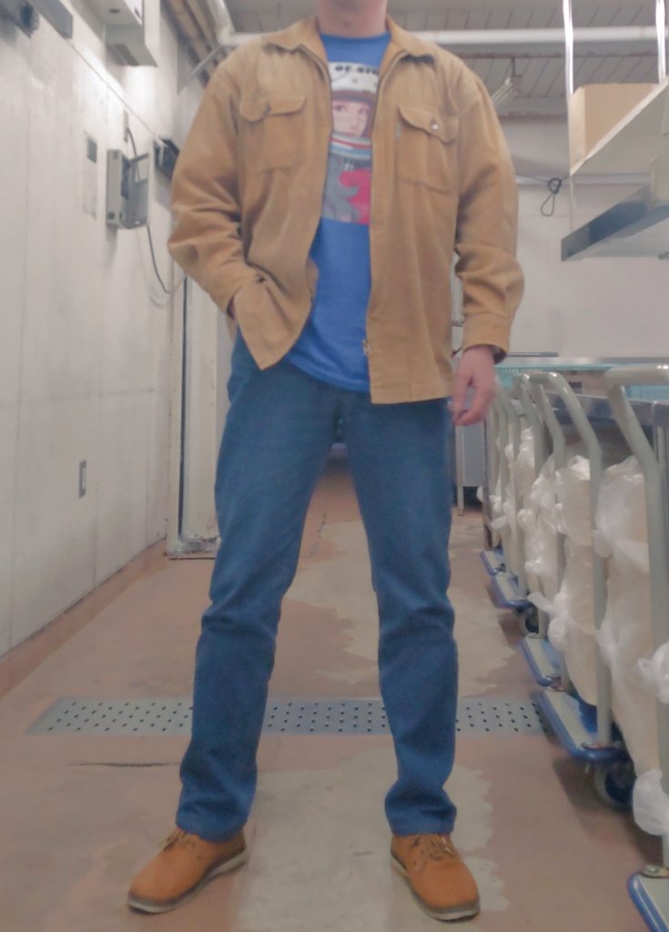 surrenderSwing's tweet image. #ジーンズ　#EDWIN　#POLO
POLOのカバーオールと403の着用写真です

日中は20度くらいまで上がって暖かいんだけど朝夕は7度くらいとまだ寒いですね