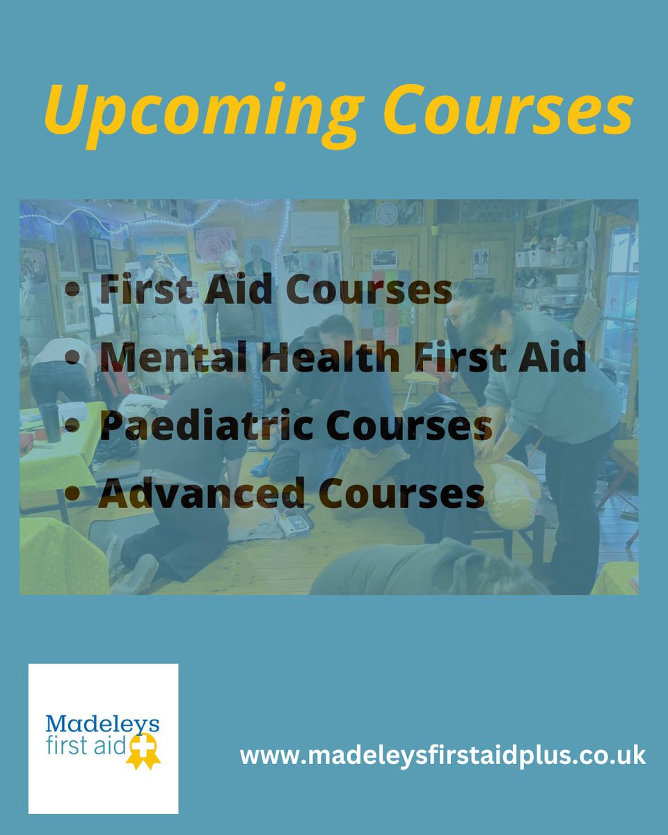 Madeleys First Aid Plus tweet media