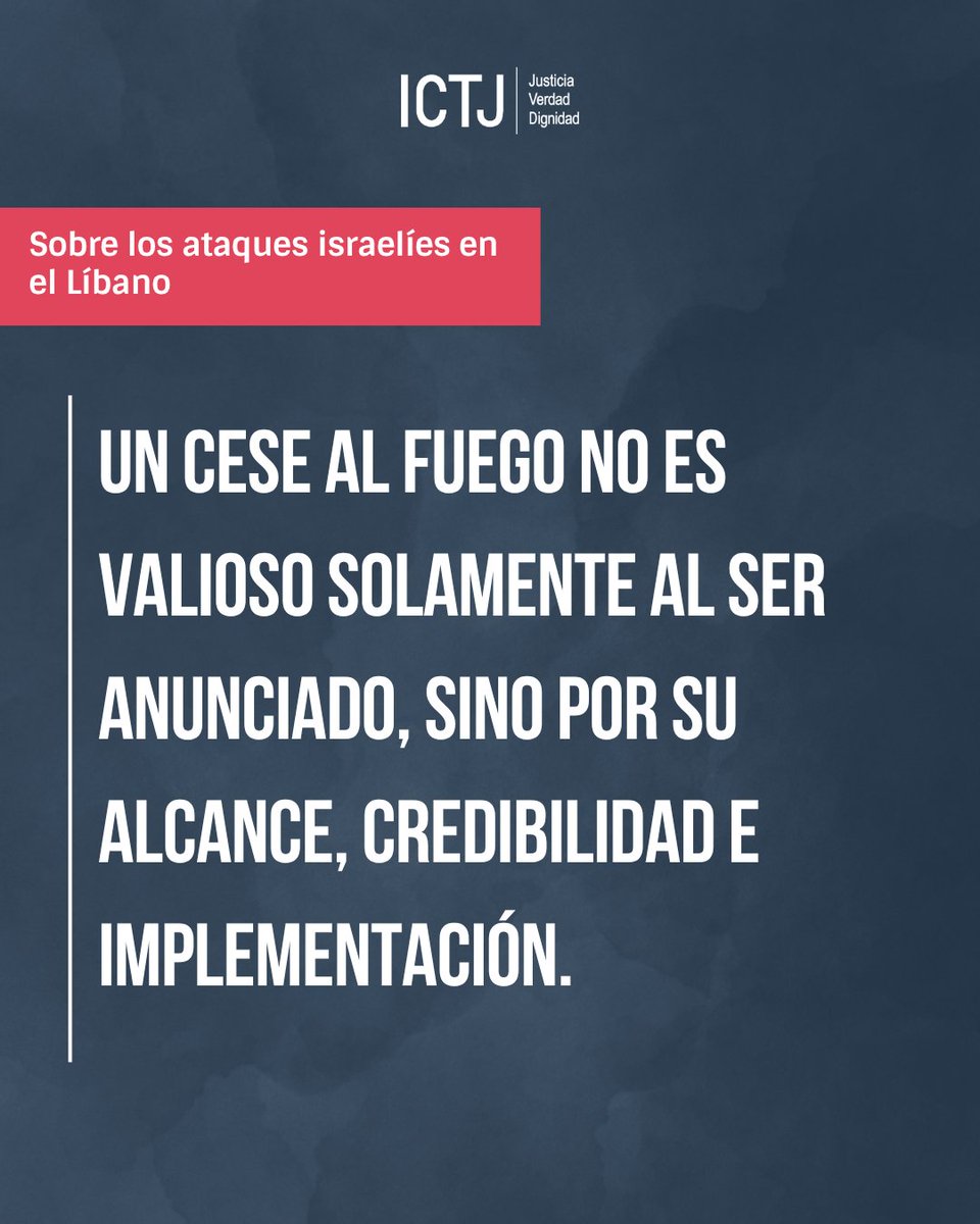 El ICTJ tweet media
