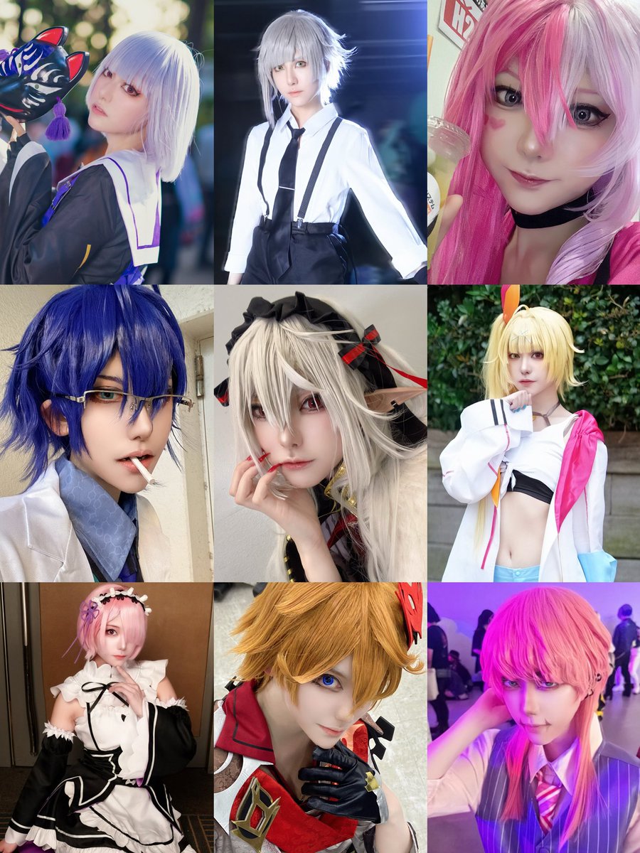 #凍結祭りでフォロワー減ったから自己紹介して逆に増やす

twst中心に2434、🧭などなど雑多にコスしてます！
男装女装は7:3くらい？
出してないけど衣装持ってる作品もあるから、界隈をタカアシガニのように跨ぐ女です🙋‍♀️