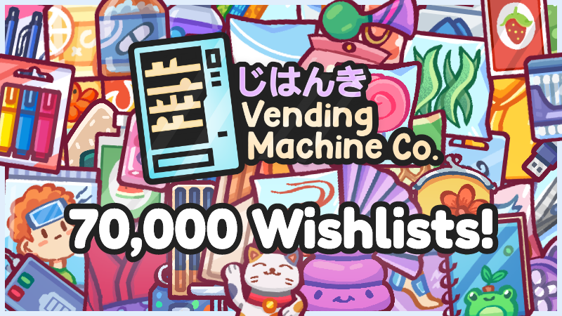 rogueducknet's tweet image. 70,000 wishlists on Vending Machine Co.…🥹✨

we’re honestly just really grateful
thank you for being part of this 💙
#indiegames #indiedev