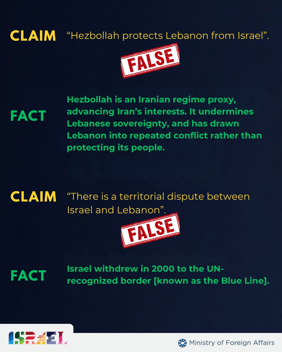 Israel Foreign Ministry tweet media