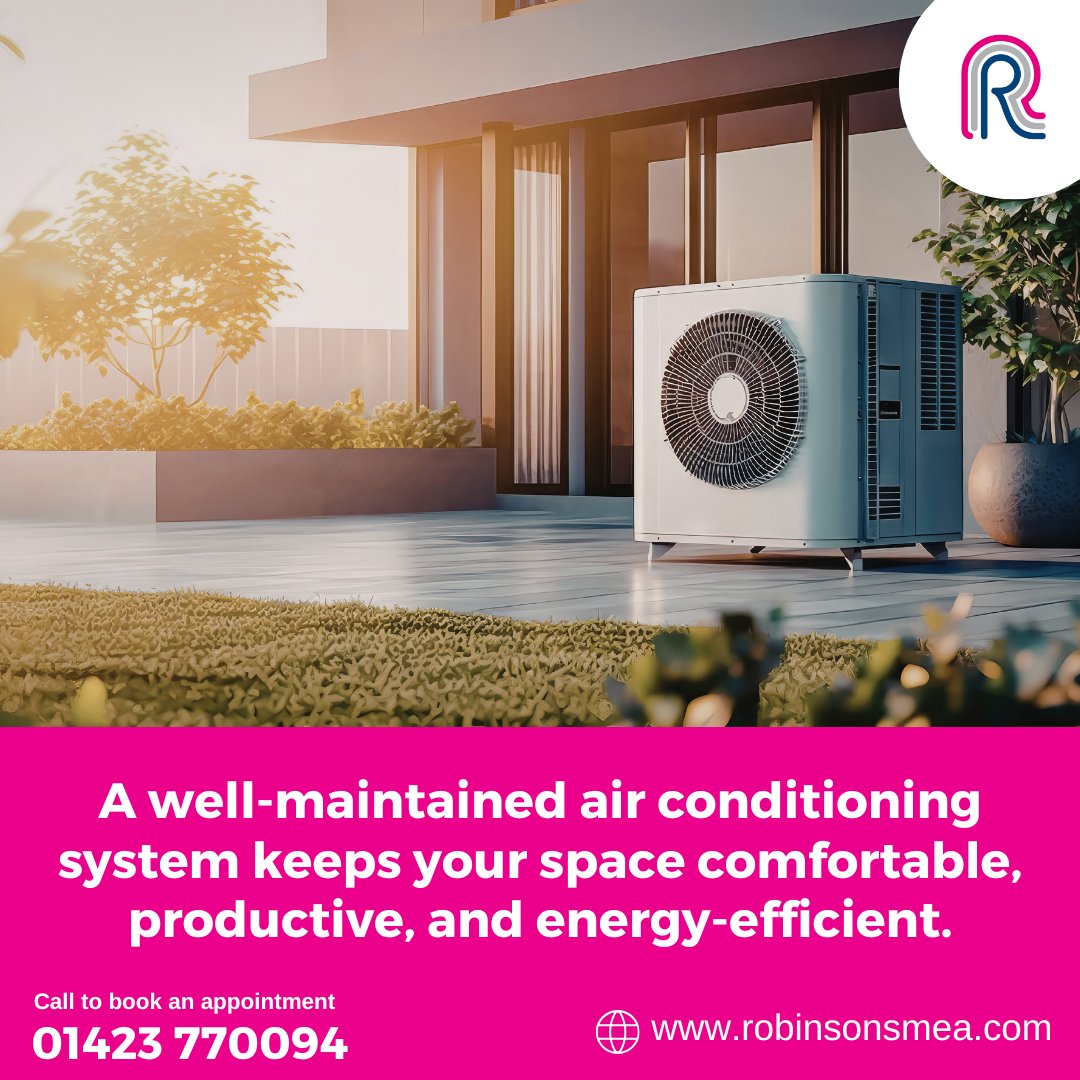 robinsons_mea's tweet image. Create the ideal indoor climate with professional air conditioning #installation and #maintenance. Reliable cooling solutions keep your home or business comfortable no matter the #season. 🌬️🏢❄️
.
Call us to book an appointment - 01423 770094
Visit now - robinsonsmea.com
