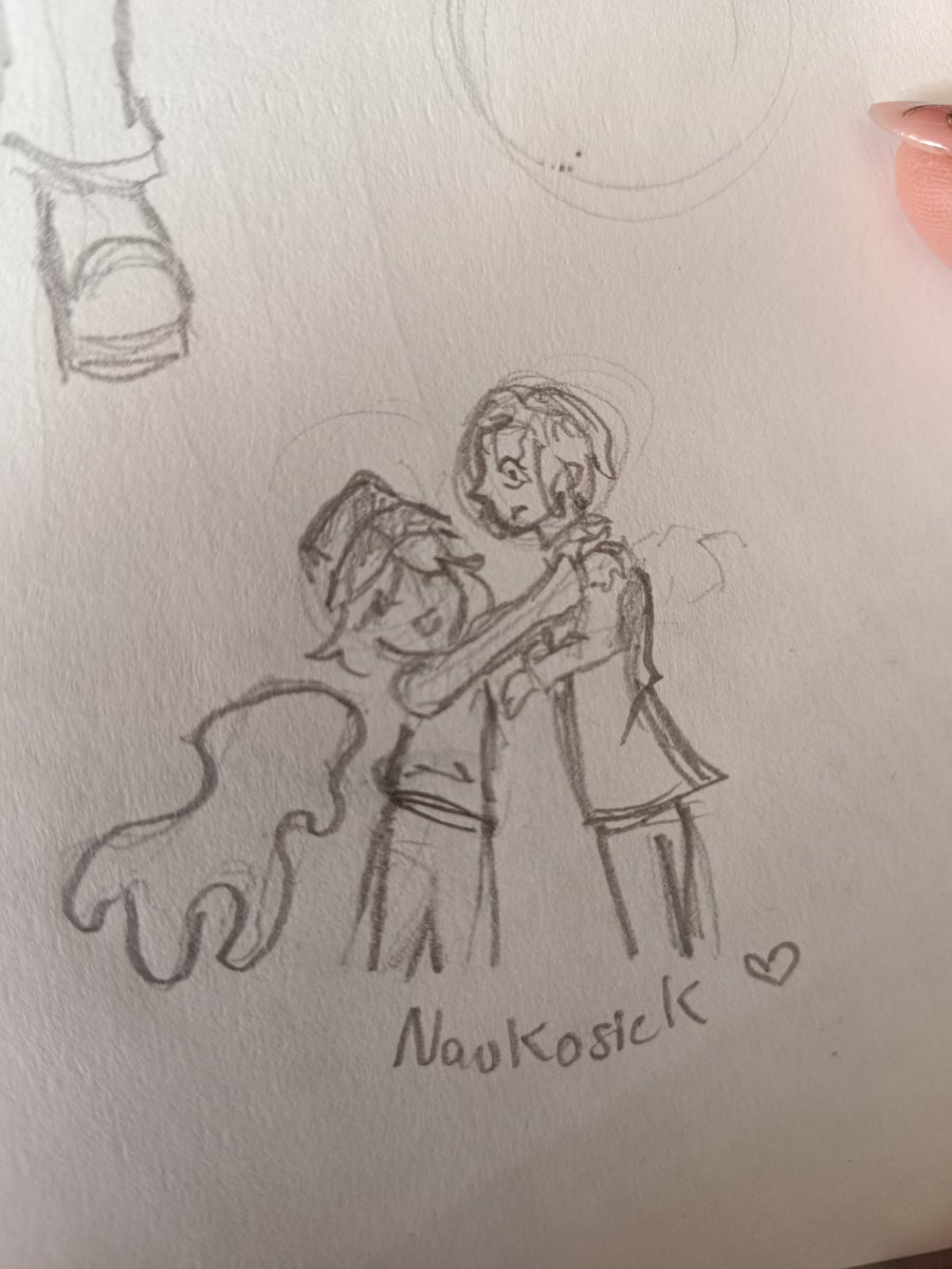 Amai_bun113's tweet image. Very messy #naukosick fanart c':  #qsmpquackity