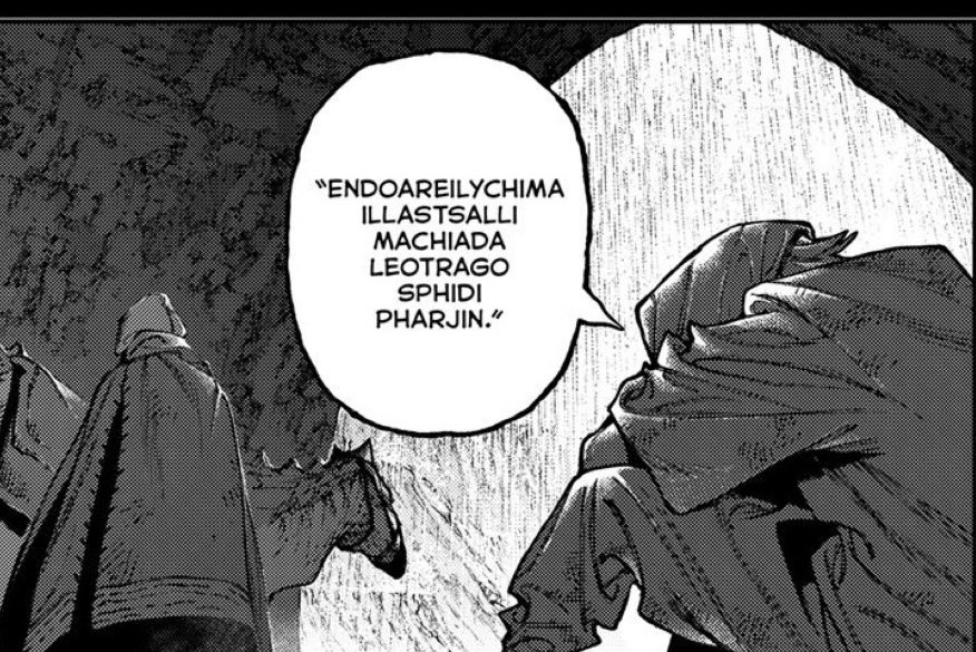 GrailofMud's tweet image. #Gachiakuta165
Enjins true name??