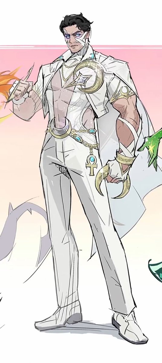 RivalsLeaks's tweet image. FIRST LOOK AT THE NEW MOON KNIGHT SKIN
#MarvelRivals