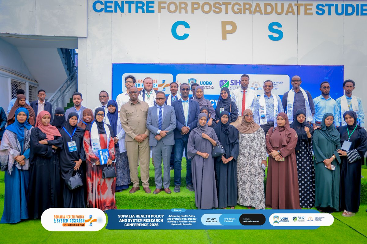 aasiyahusein's tweet photo. The conference was officially closed by the Minister of Health of Puntland, accompanied by the State Minister of the Ministry of Planning of Puntland. The Minister of Health of Puntland 

#SHPSTR2026 #UHC #SomaliaHealthPolicy #HealthSystemsResearch
#BiciidCenter #SomaliCulture https://t.co/A1HulWax3q