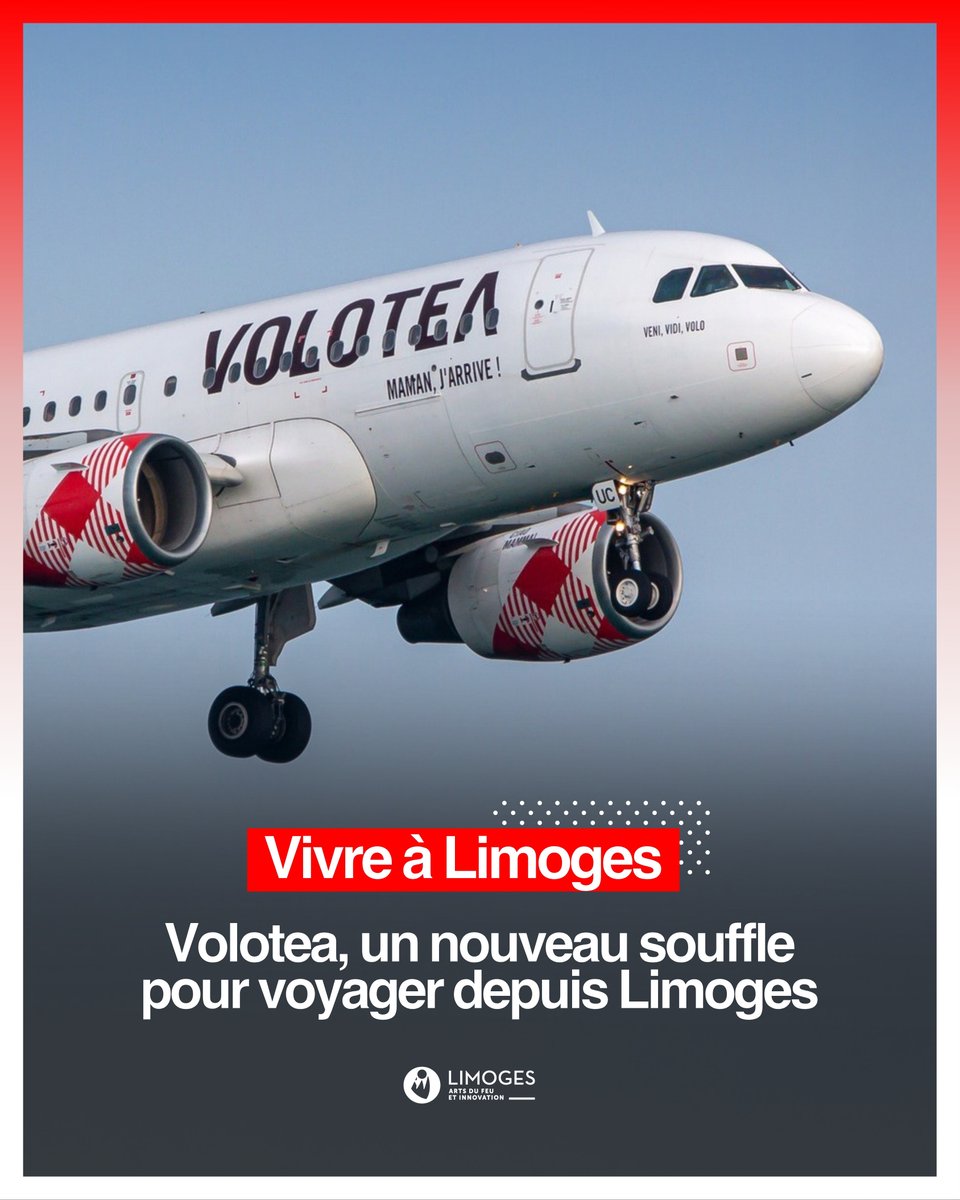 VilleLimoges87's tweet photo. Depuis le 19 février dernier, l’@AeroportLimoges accueille la compagnie @volotea, une nouvelle étape qui ouvre de belles perspectives pour les voyageurs limougeauds, avec l’objectif de faciliter les déplacements, de désenclaver notre territoire et de permettre aux entreprises et aux habitants de gagner du temps 👉 https://t.co/PdkNU41CtV © Photo - Aéroport de Limoges