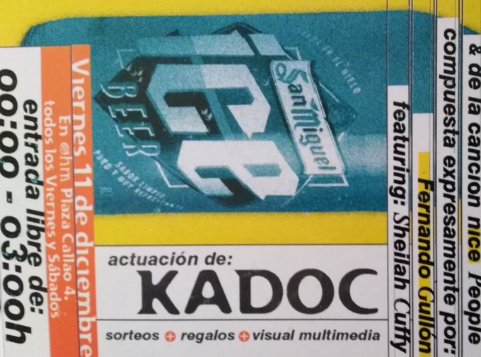 Kadoc_Official's tweet image. Kadoc @ Ohm Club (Madrid) 1998 

Listen to Kadoc here -&amp;gt; rb.gy/le41tv 

#Techno #techhouse #housemusic #rave #oldskool