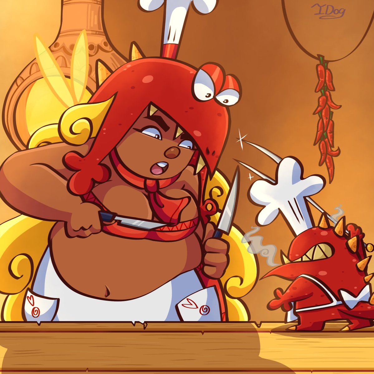 Idogwee's tweet photo. 🌶️ Hell’s Kitchen🍴
#rayman #raymanorigins #edithup https://t.co/gxSsJGiWns