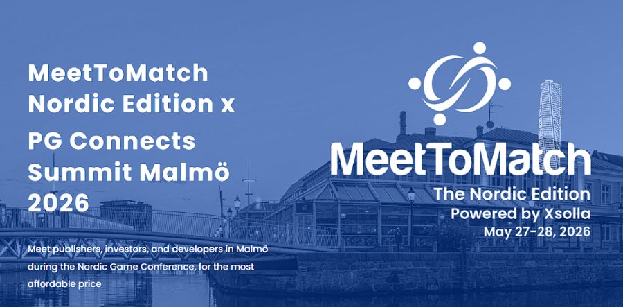 eventsforgamers's tweet image. ✨ MeetToMatch - The Nordic Edition 2026 ✨ added to the event calendar! 🎉  

Type ⚙️: Onsite Platform
Date 🗓️: MAY 27-28, 2026
Location 🏙️: Malmo, Sweden

View hundreds of other #GameIndustry events: eventsforgamers.com/event/meettoma… @MeetToMatch #MeetToMatch #GameDev #GamingConference