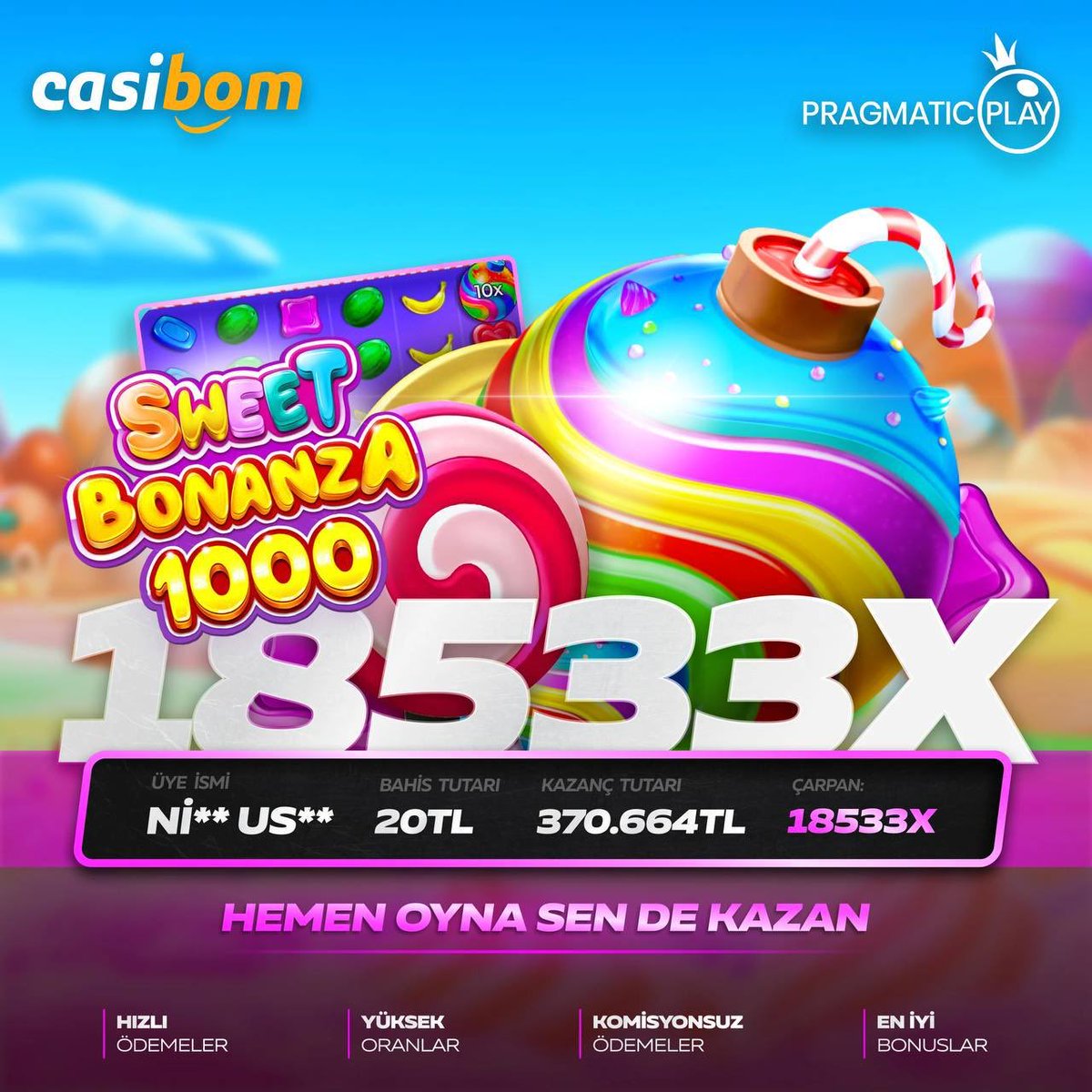 KerkulaRuss's tweet photo. Casibom Kazandırmaya Devam Ediyor 🏅
Basit Sistem Ve Kolay Site İle 👀
Gel Ve Sende Kazan !  🤑

Casibom Giriş : https://t.co/nmzDvtE7bl
#casibom https://t.co/Td5nSMhKdC