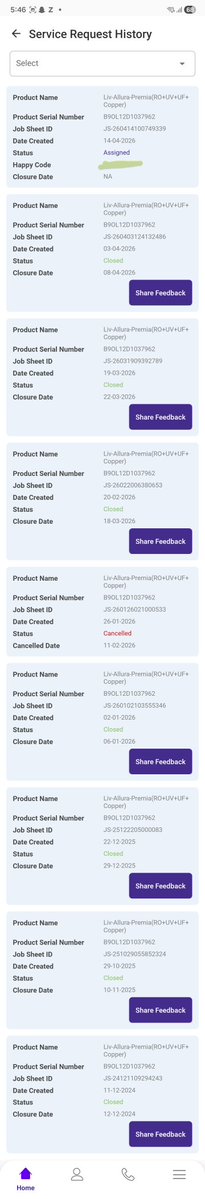 BagulHetal84749's tweet image. @LivpureIndia @LivpureSmart 
2 months, multiple complaints, same leakage issue.

PCB replaced within a year, 2 weeks to diagnose, and still no proper fix. In just 1.5 years, very poor product &amp;amp; service.

Fix or replace immediately.

JS: JS-260414100749339
#Livpure #consumerRight