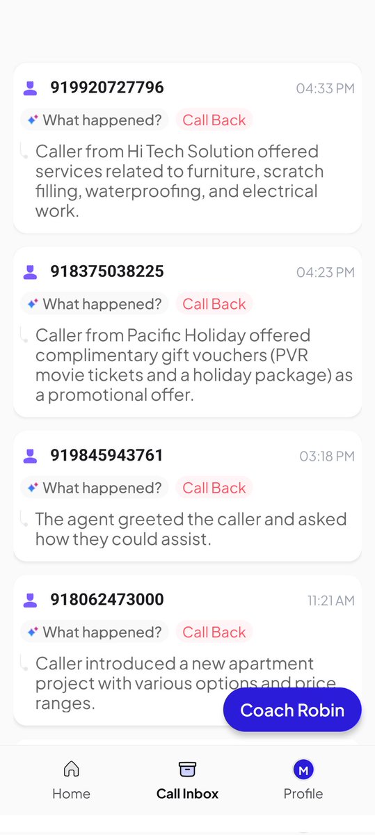 sinhamadhukar's tweet photo. I don't pick any unknown  calls now. @HiRobinApp , @manuthiyyas @PreeyShah Give a spin guys ! https://t.co/i45lp7Ldve