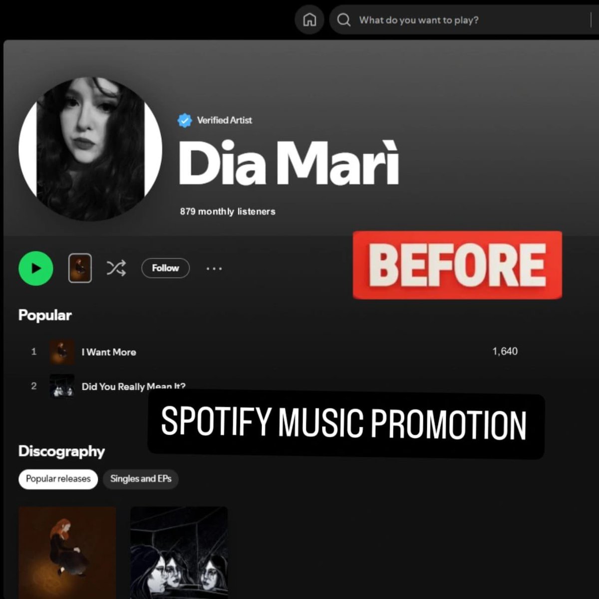 Coreaxisstudio1's tweet photo. Spotify promotion https://t.co/TxyBq8YsrE