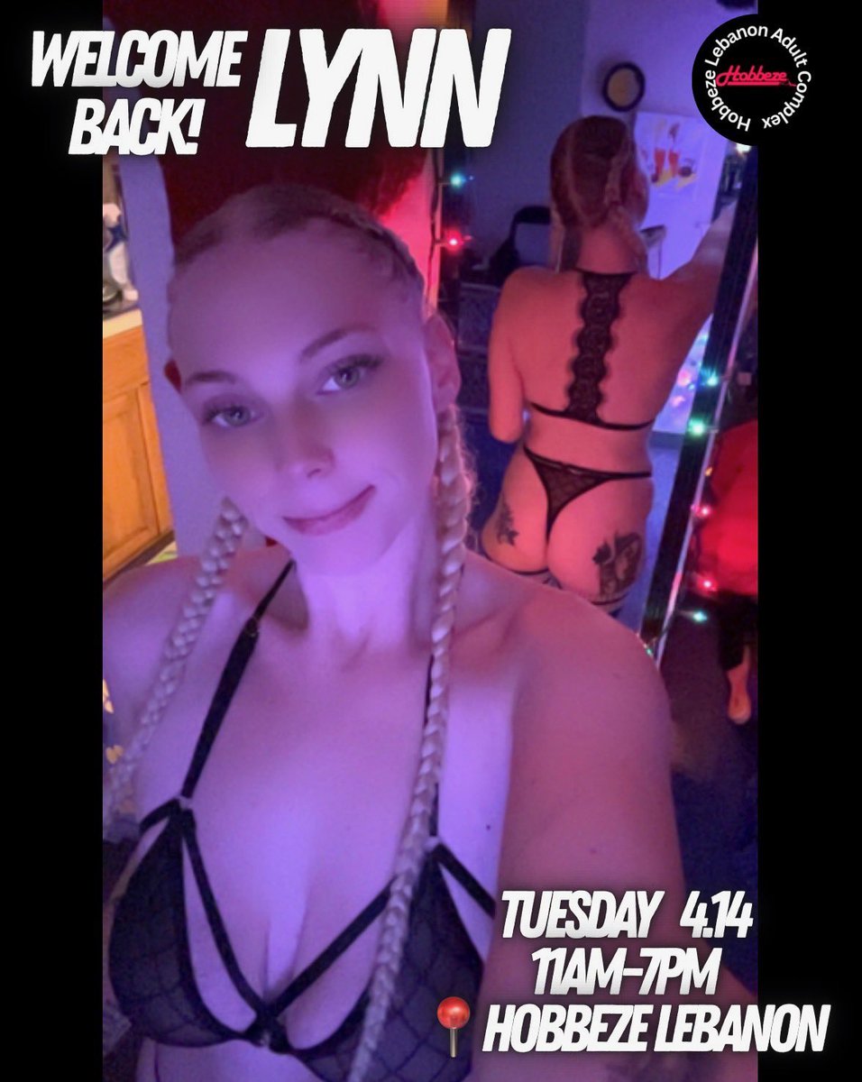 hobbezeinc's tweet photo. Tuesday & Wednesday @ Hobbeze Lebanon …💃 LYNN💃…..💎 DIAMOND 💎 both days 11-7 nude lapdances…xxxtheater….multi channel peep booths….nude swingers SUNDECK…#slut #milfs #milf #swinger #swingclub #sharedwife #wifedates #fillherup #creampie #bbc #spun #pnp https://t.co/rkzo6JDbuC